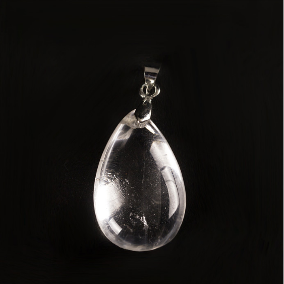 DVRDPE3.018 Pendentif reiki pierre naturelle Cristal de roche